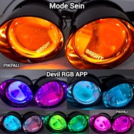 IBRIGHT Lampu Utama Biled FOGLAMP 3 INC ZE FOG 4