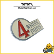 Land Cruiser 40 FJ40 BJ40 Back Door Emblem 4WD 4WHEEL DRIVE Toyota Motor Corporation (TOYOTA)