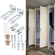 【COLORFUL】Door Repair Kit 1 Set Accessories Silver Color For BiFold Sliding Door