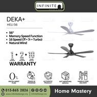Deka+ HELI 56 56" DC Motor Ceiling Fan / Kipas Siling