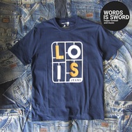 LOIS JEANS TSHIRT NAVYbiru - KSL2484 -