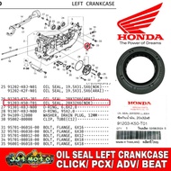 HONDA OIL SEAL LEFT CRANKCASE (BEAT/ CLICK/ PCX/ ADV) 91203-K50-T01