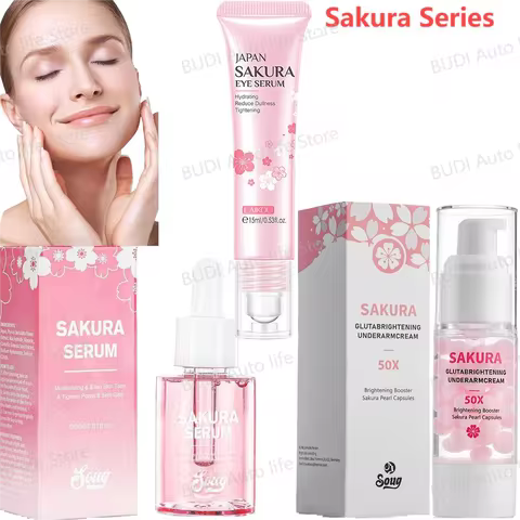 Sakura Skincare Eye Massage Serum/Face Essence/Whitening Underarm Cream moisturizing Brightening Soo