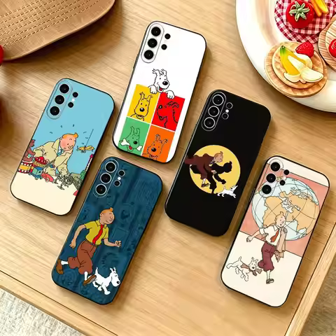 Dog The A-Adventures of T-Tintin Phone Case For Samsung S25,S24,S21,S22,S23,S30,Ultra,S20,Plus,Fe,No
