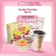 Combo Tinh Hoa Hội Tụ Bếp Của Mẹ ONICI - 1 set Trà Sữa + 1 set Panna Cotta