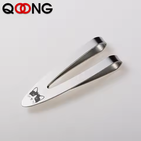 Custom Lettering Stainless Steel Money Clip Cash Clamp Holder Portable Money Clip Wallet Purse for P
