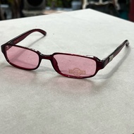 Vintage Fashion Glasses 90s Work New Old 20 Years No Production Free Size Thai People Imported Produ