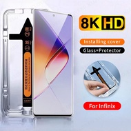 Kính Cường Lực Khung Tự Dán Dành Cho infinix Smart 10 9 8 7 5 GT 30 20 Pro Note 50 Pro + 40 30 12 Ze