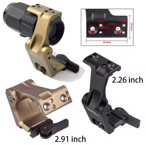FAST FTC OMNI Magnifier Riser Unity Tactical Mount 2.26 2.91 Scope Sight Folding Eotech G33 G43 G45 