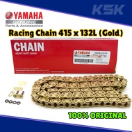 Yamaha Gold Chain 415-H CHAIN RANTAI EMAS 415 132L 122L Chain 415 Racing