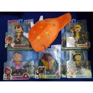 6 set of Boboiboy ( boboiboy tanah , boboiboy angin , gopal , yaya , ying dan topi boboiboy cap )