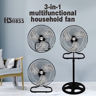 BSBOSS industrial Fan 18 inch 3 Blades Strong Industrial Multipurpose Fan 3in1 Floor Stand Fan