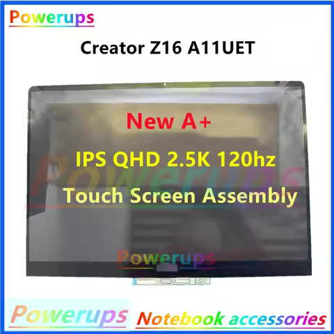 New A+ Laptop LCD/LED Screen Frame Touch Assembly For MSI Creator Z16 A11UET CreatorPro Z16P B160QAN