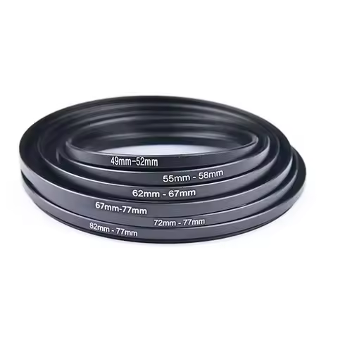 Adapter Ring 43-82 mm Metal Step Up Rings for Canon Nikon Sony DSLR Camera Lens Accessories Camera L