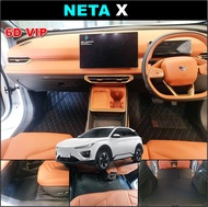 QJ พรมปูพื้นรถยนต์6D NETA X พรม6D VIP เนต้า เอ็กซ์ แบบหนาพิเศษ เข้ารูป เต็มคัน