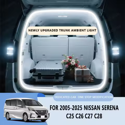 For 2005-2025 NISSAN SERENA C25 C26 C27 C28 trunk light Atmosphere lights modification light Rear Tr