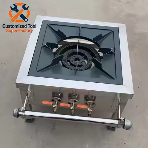 Offre spéciale commerciale flamme bleue meilleure flamme cuisinière à gaz support Wok cuisinière cui