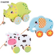 [SharprepublicefMY] Animal Push And Pull Along Toys, Activity Toys Toys for Children, Kids, Birthday