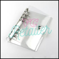 A6 6 Holes A5 20 Holes Soft Clear Binder Notebook