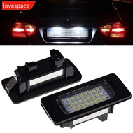 LOVESPACE 1Pc/2Pcs 6000k Car License plate Light White No Error Led Number License Plate Light For B