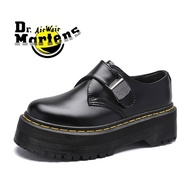 Dr Martens รองเท้าบูตข้อต่ำรองเท้าบูท Martin หนา1461สำหรับผู้หญิง,รองเท้าบูตรองเท้าบูทเซลซีรองเท้าบูท Martin หัวเข็มขัดข้อต่ำ FenimoreBex