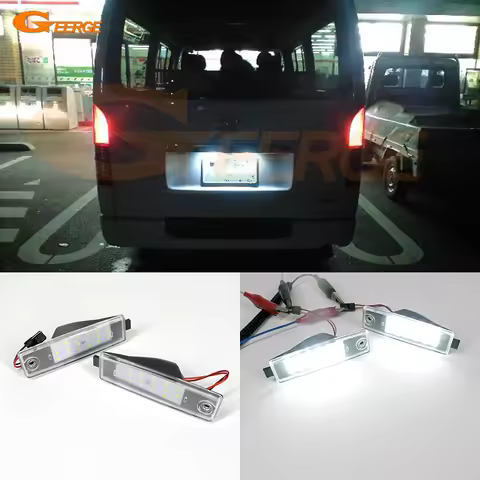 For Toyota HiAce RegiusAce Ventury H200 200 Series 2005-2014 Ultra Bright Led License Plate Lamp Lig