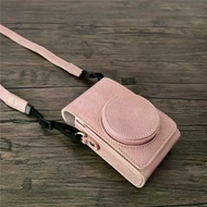 Universal PU Leather Camera Bag Case for Canon SX740 SX730 G7X2 G7X3 Sony ZV1 ZV1F ZV1M2 LX10 Ricoh 