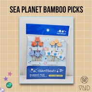 Sea Planet Bamboo Picks ORI Japan/Lunch Decoration