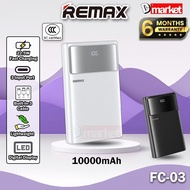 【3C Certified】Remax FC-03 10000mAh Bank Kuasa Remax Power Bank 22.5W Fast Charging 10000mAh Powerban