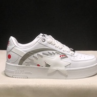 Bape STA Printed Graffiti Skateboard Shoes for Men and Women