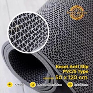 MERAH Anti-Slip bathroom mat, Multipurpose 50 x 120 (0.5m) - Net - Red E2W5 bedroom mat KOREAN vermi