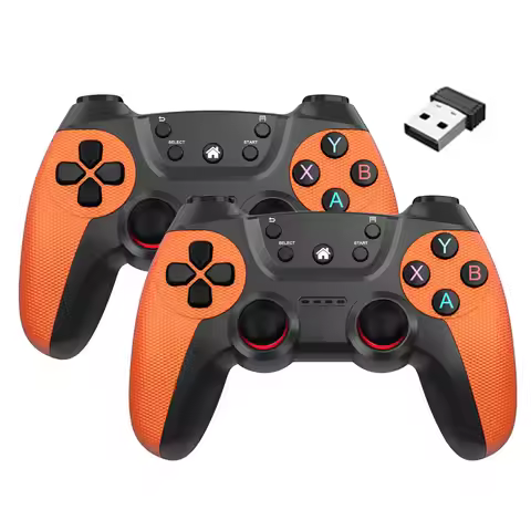 Wireless Doubles Game Controller For Linux/Android phone For Game Box Game stick PC Smart TV Box 2.4