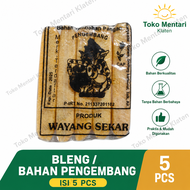 Bleng Wayang Sekar Bahan Pengembang Kerupuk / Gendar | Isi 5 Pcs | Bleng Masak Asli