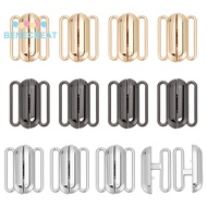 1box 12pcs 3 colors Alloy Bikini Clips Bra Clasp Replacement Part Lingerie Snap Closure Mixed color 
