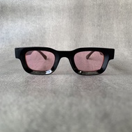 Bold Pink Square Glasses Thick Frame Sunnies Glasses