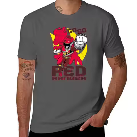 Ranger Red T-Shirt Breathable Mesh Panel T-Shirt