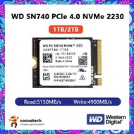 Western Digital SN850x 1TB/ SN740 1TB/2TB 2230/2280 SATA SSD for Steam Deck/ROG Ally X/Lenvo legion 