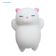[SYS]Cute Cartoon Cat Squishy Toy Stress Relief Soft Mini Animal Squeeze Toy Gift