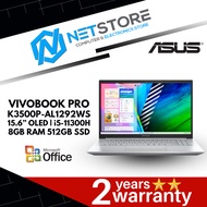 ASUS VIVOBOOK PRO K3500P-AL1292WS 15.6” OLED LAPTOP | i5-11300H | 8GB RAM 512GB SSD - SILVER