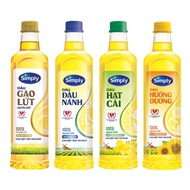 Simply Cooking Oil 1 Liter Bottle