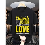 KATUN Men's T-shirt "Diaken" - "The Sentence of God" with the Yellow Light Up on the Black. Soft & B