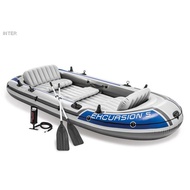 INTEX inflatable boat kayak thickened fishing boat 充气船 漂流者