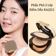Phấn Phủ 2 Lớp Kiềm Dầu KAQILI Lì & Nhẹ Mềm Mịn Khoá Nền Che Phủ Tốt Đem Lại Lớp Nền Mềm Mịn Khô Tho