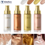 TME  Liquid Highlighter Spray Illuminating Face Brightening Waterproof Long-lasting Shimmer Glitter 