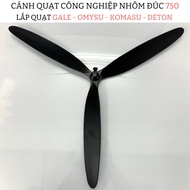 Cánh Quạt Công Nghiệp 750 KOMASU - GALE - DETON - OMYSU NHÔM ĐÚC Trục 16mm