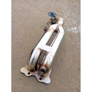 Downpipe civic FD1 Branch 2 stainless branch