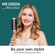 MR.GREEN Pig Bristle Curly Hair Comb Can Styling Hairdressing Products
