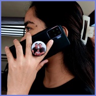 ☇◑ ❊ ◭ Clars Resin: Personalized Photo Phone Grip Holder Custom Handmade Gift Pop Socket Magnetic M