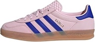adidas Gazelle Indoor Womens Sneakers, Clear Pink/Lucid Blue/Gum, 8