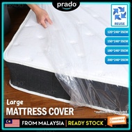 PRADO Large Mattress Plastic Bag Cover Protector Thick Bed Cover PE Plastic for Moving Home Sarung Plastik Tilam 塑膠袋